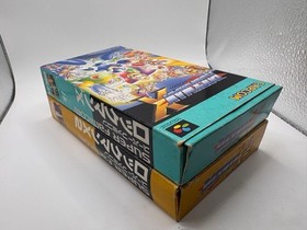 Rockman X X2 W/box Instruction Super Famicom SFC Cartridge Tested