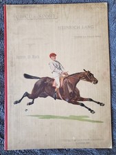 Altes Skizzenbuch Circus-Sport Heinrich Lang, Ackermann Kunstverlag, Bayern