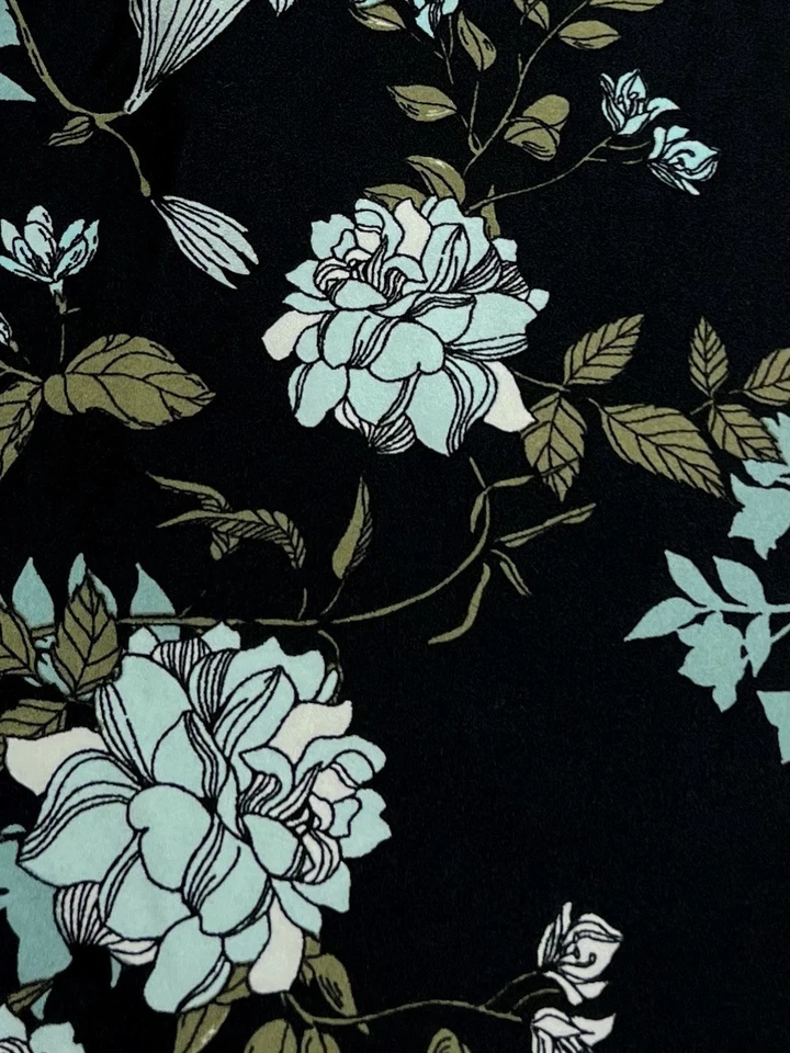 Leggings LuLaRoe OS Talla Única Floral Turquesa Mamá LILY VINE Flor Envío RÁPIDO Foto 3 de 4