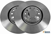 2X Bremsscheibe Vaico V10-80074 2 Bremsscheiben Vorderachse Vorne