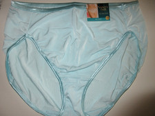 Vanity Fair Illumination HI CUT brief Panty 13108 Nylon Talisman Blue  10/3XL