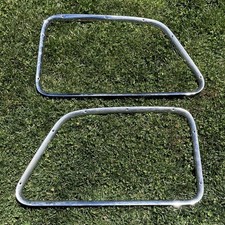 Original Vintage 1947-1950 Chevrolet Gm Truck Metal Door Window Trim Molding Set
