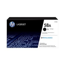 New Open Box HP 58A Black Original LaserJet Toner Cartridge, CF258A