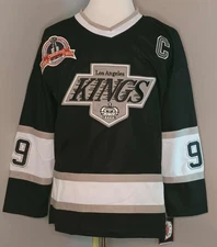 Wayne Gretzky Los Angeles Kings Black 1993 Stanley Cup Throwback CCM NHL Jersey