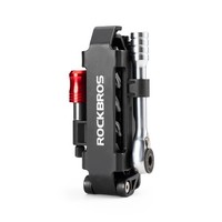 RockBros Fahrrad Multifunktionswerkzeug Klappbares Ratsche-Werkzeug Mit 10 Bits