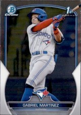 2023 BOWMAN PROSPECT CHROME 1ST TORONTO BLUE JAYS GABRIEL MARTINEZ #BCP-45
