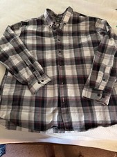 Eddie Bauer Men  s Sz. 2XL Classic Fit Plaid twill Long Sleeve Button Down Shirt