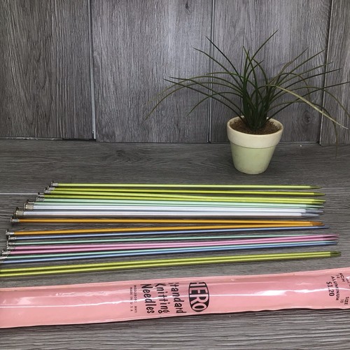 Vintage Assorted Lot Knitting Needles Hero 19 pc. Asst sizes - Picture 3 of 8