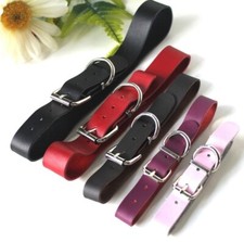USA SELLER Pet Puppy Cat Dog Collar SOFT Genuine Real LEATHER XXS, XS, S, M, L