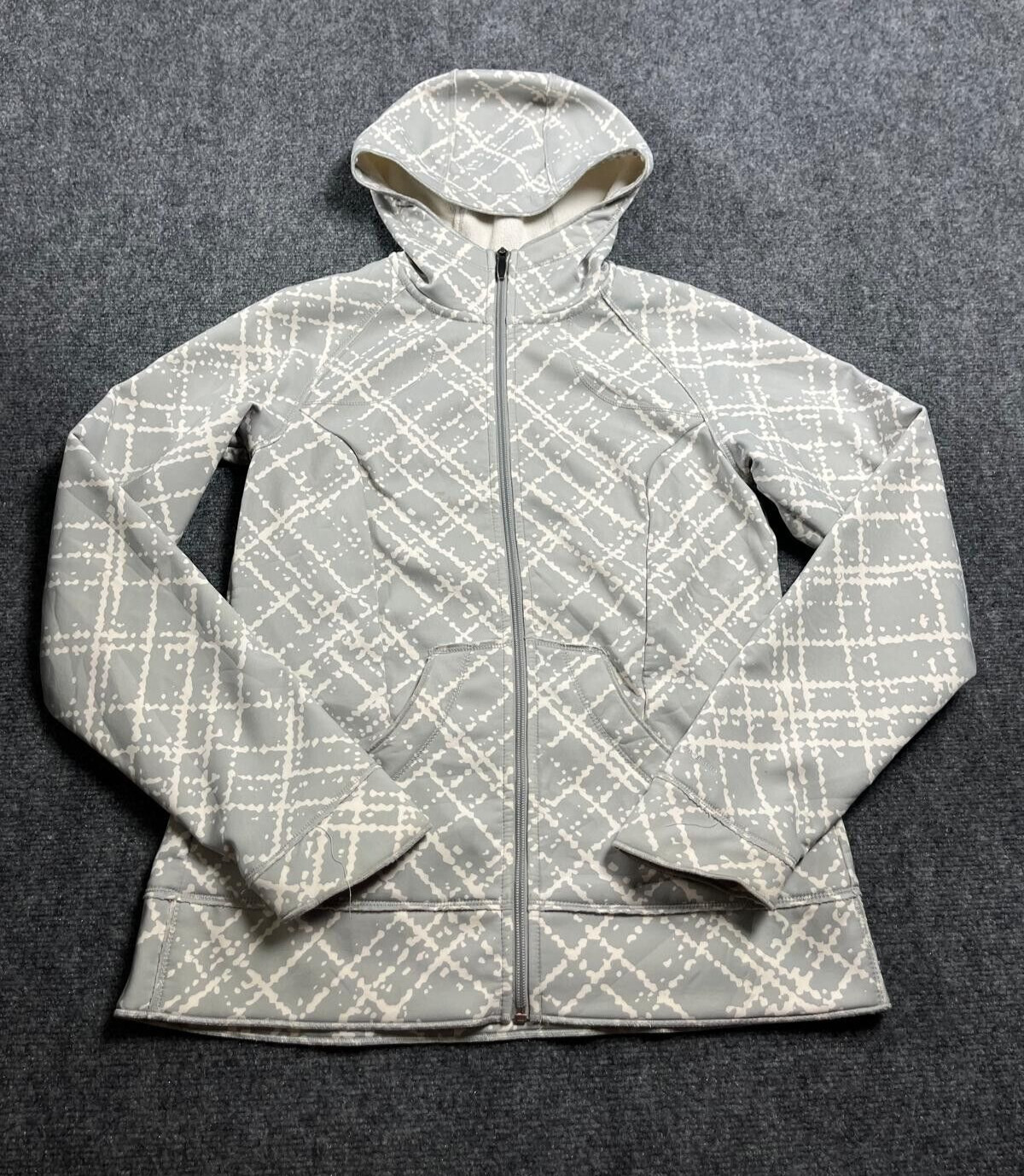 Columbia Women's Patterned Full Zip Jacket Gray H… - image 1