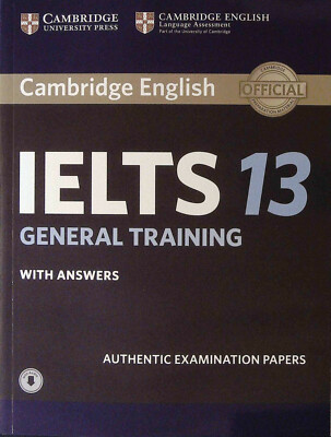 Cambridge English IELTS 13 GENERAL TRAINING Book with Answers & Audio @ NEW @