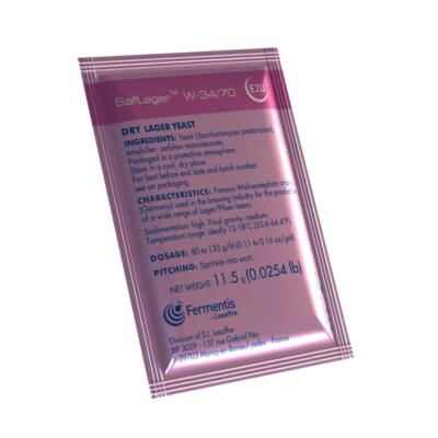 SAFLAGER W-34/70 untergärige Trockenhefe (11,5g)