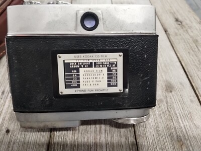 1960s Kodak Motormatic 35F 35 mm Camera With Leather Case Vintage