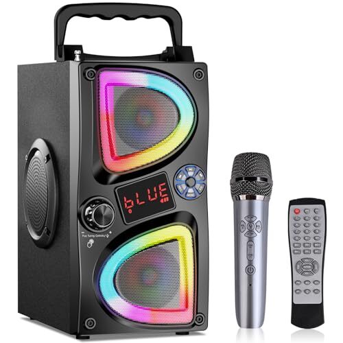 Bluetooth Speaker, 60W(Peak) Wireless Portable Small Home Party Speakers with - Picture 2 of 7