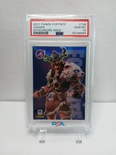 2021 Panini Fortnite Series3 Optichrome Jaeger #136 USA Print PSA 10