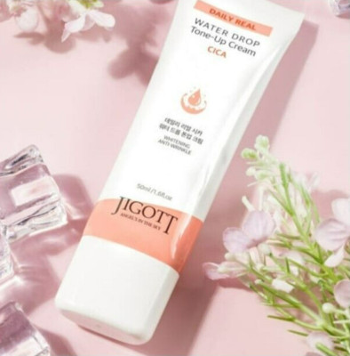 Jigott Daily Real Cica Water Drop Tone Up Cream / Korean Cosmetics, Kbeauty/50ml