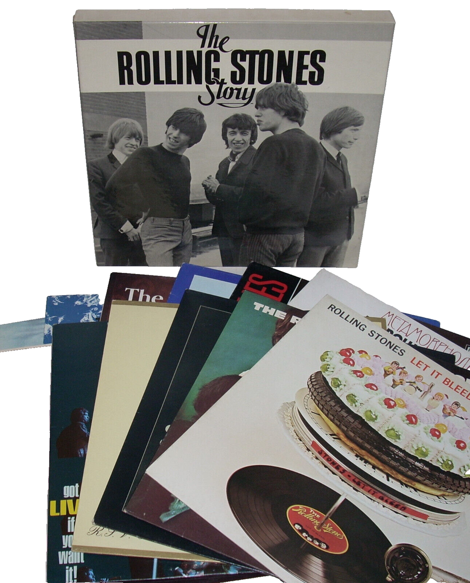 THE ROLLING STONES STORY (12xLP) BOX SET Red Decca 1980 w/ Mail