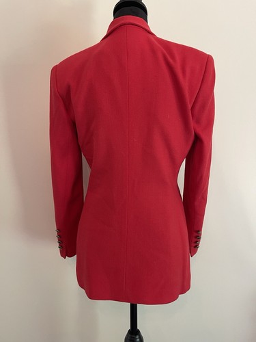 Womens Jones New York 4P Suit Blazer Red long sleeve USA business - Picture 5 of 12