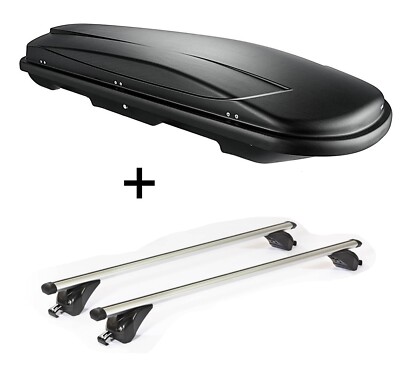 Dachbox JUXT600L +Dachträger KING1 für für Renault Kadjar 5Tür ab 15