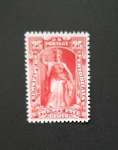 US Stamps #PR-106 1895 25C Newspaper and Periodical Revenue Stamp Replica - Photo 1 sur 1