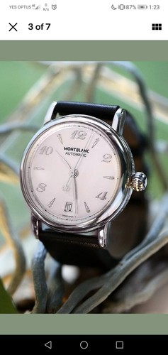 Montblanc Meisterstuck Star MoP Automatic Swiss Made Watch - Afbeelding 1 van 2