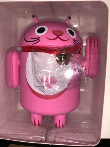 Android Mini Gato de la Suerte Coleccionable Rosa-Shane Jessup-Andrew Bell-DYZPLASTICS - Imagen 12 de 12