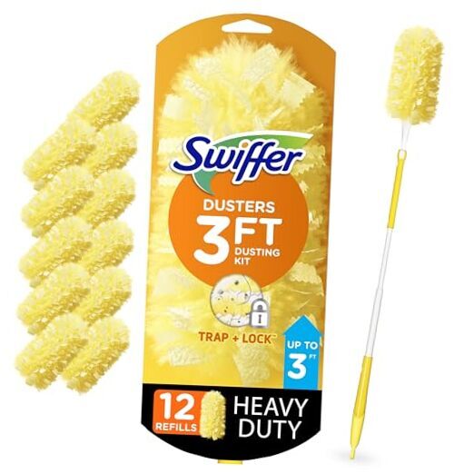 Duster Heavy Duty Cleaning Kit with 3 ft Extended Handle