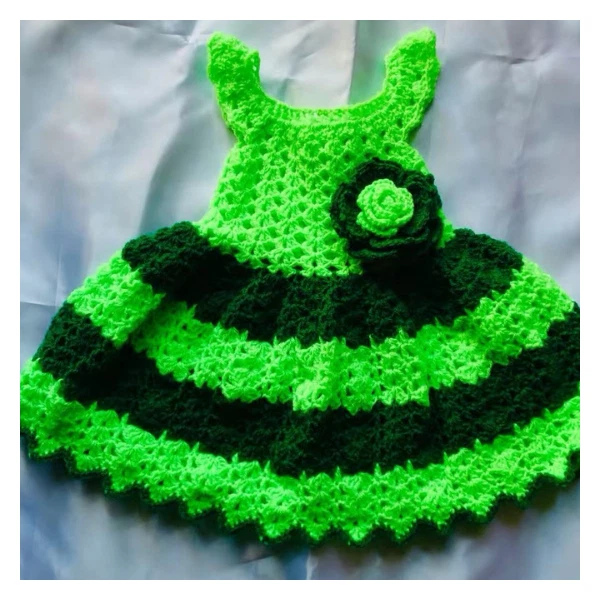 Crochet 6-12 month baby girl dress set baby outfit crochet baby frock
Opens in a new window or tab