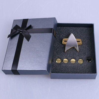 ST Abzeichen Voyager Communicator Pin Rank Pips Pin EIN Set von 6 Brosche