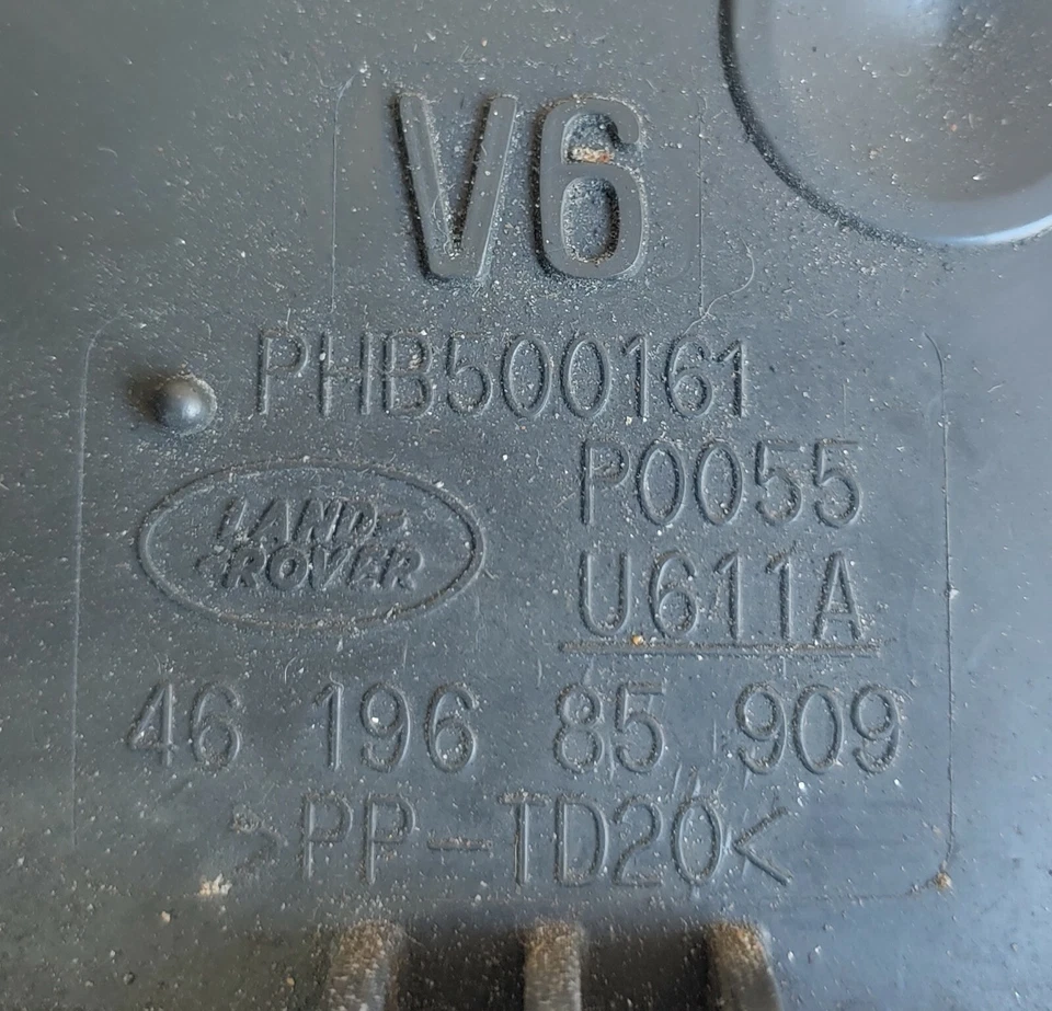 Land Rover LR3 05-09 4.0L filtro de entrada de ar limpador caixa PHB500161 com sensor de massa  - Imagem 2 de 4