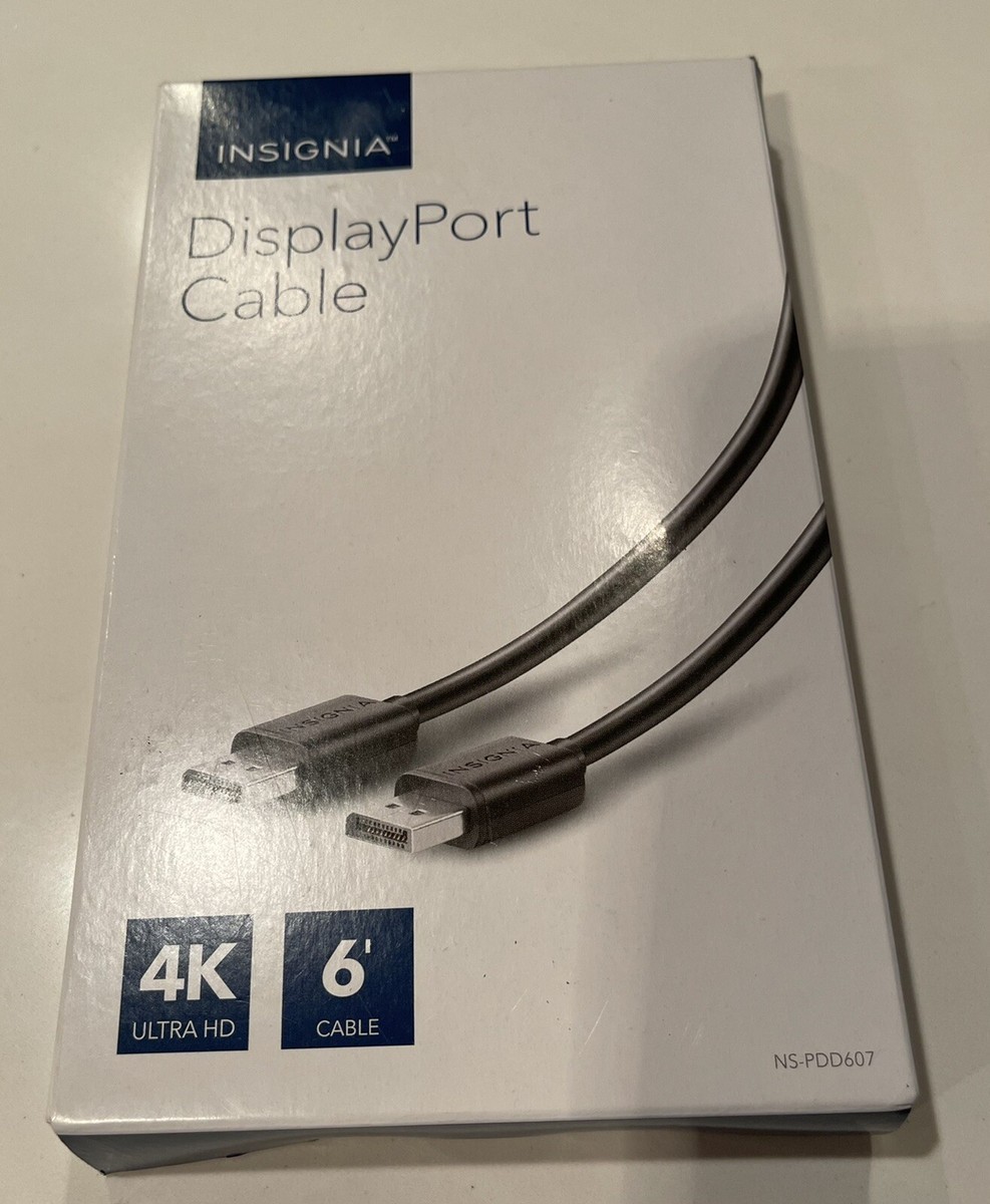 Insignia Display Port Cable 4K 10’