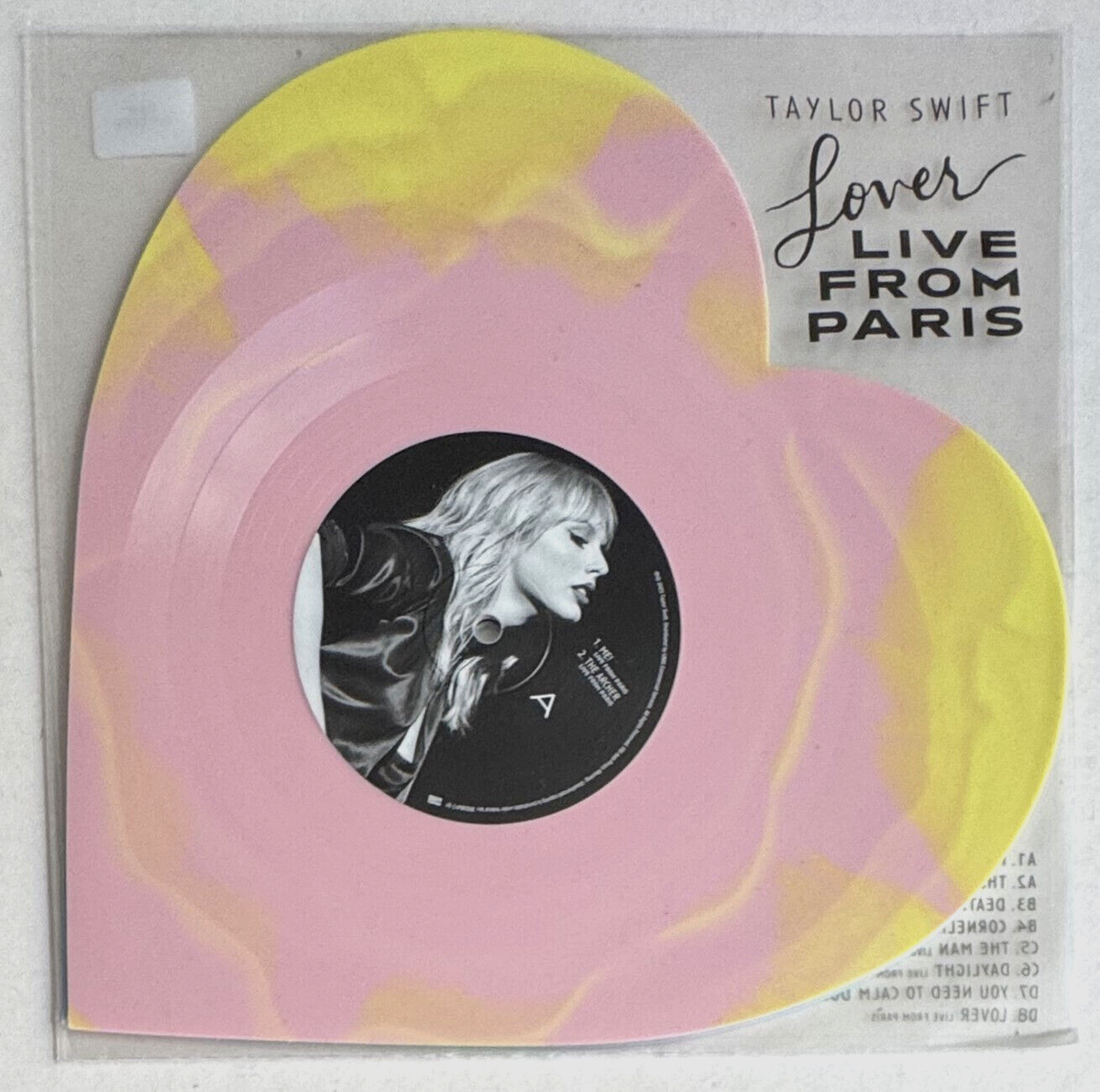 taylor swift lover live from parisレコードAB TAYLOR SWIFT * LOVER LIVE FROM PARIS * LIMTED VALENTINE'S DAY