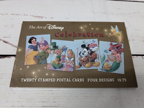 5 Packs of Disney Stamped Post Card Sets 100 Postcards Princess Ariel Mickey NIS - Picture 7 of 7