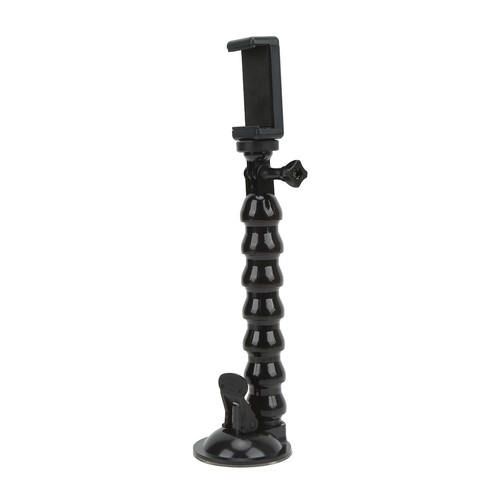 Goose Neck Camera Mount Extension Suction Cup Car Mount Holder with Phone Holder - Photo 12 sur 12