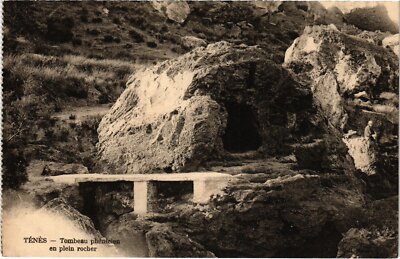 CPA AK ALGERIA TENES Phönizisches Grab im Vollfelsen (1357361)