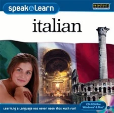 Speak & Learn Italian - Language Learning Tutorial PC Windows Sealed New