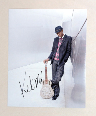 KEB MO Signed 8x10'' PHOTO Blues Artist SLOW door GRIN Simple KEVIN MOORE coa