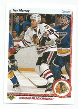 TROY MURRAY 1990-91 UPPER DECK CARD MINT CONDITION