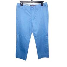Vineyard Vines blue chinos size 4 cotton blend cropped casual preppy
