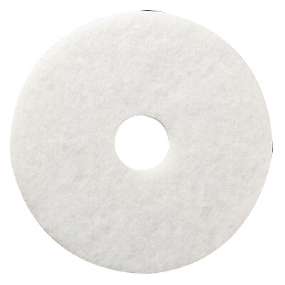 MP Professional FullCycle Round Polishing Floor Pad, 17", White | 5/Case - Picture 1 of 1
