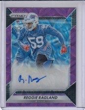REGGIE RAGLAND 2016 Panini Prizm Rookie Autograph Prizms PurpleScope 48/99 Bills