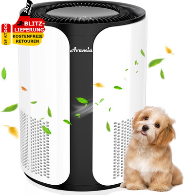 Luftreiniger Bis 100㎡ H14 HEPA Luftfilter Staub Rauch Tierhaare Schuppen Pollen