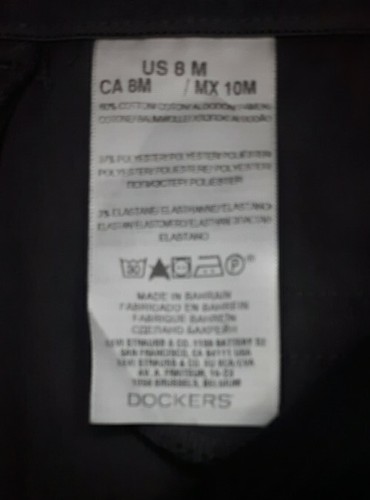 NWT‼🔥Dockers Ladies Metro Trouser Mid Rise Curvy 8M Gray Stretch, Casual/Career - 第 14/22 張圖片