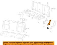 CHRYSLER OEM 2019 1500 Seats Tracks Rear Seat Components-Inner Cover 5ZG39LR9AA
