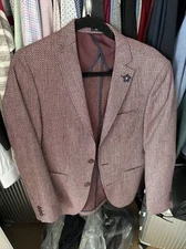 Sayki Mens Hugo Boss Sport Coat Jacket Size 46 = 36 In US Size Suit