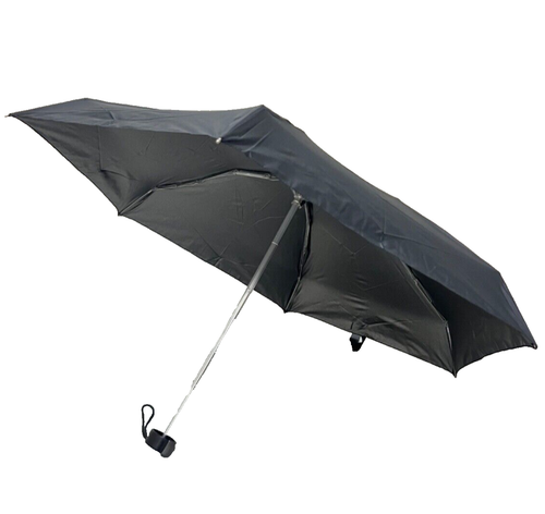 Men's Compact 6" Pocket Travel Manual Umbrella - Black - Picture 6 of 6