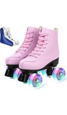 Xudrez ROLLER SKATES WOMENS YOUTH GIRLS UNISEX FLASHING LIGHT WHEELS. Size US 40