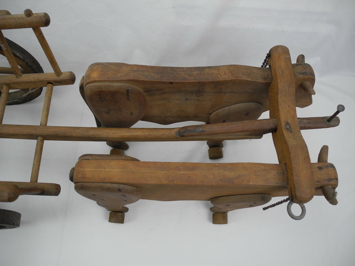 Attelage boeufs jouet ancien - Collection
