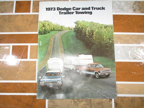Rimorchio rimorchio auto e camion Dodge 1973 - catalogo brochure auto d'epoca - Foto 9 di 11