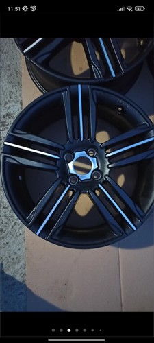 x4 llantas ford citroen peugeot 7,5x18 4x108 negro pulido - Imagen 10 de 11